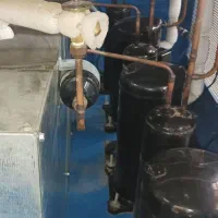چیلر ۶فن بزرگ  کم  کار با ضد یخ دسته   دوم