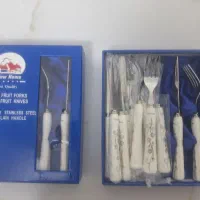 ۱۲ عدد چاقو و چنگال استیل