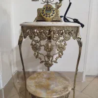 میز تلفن برنز