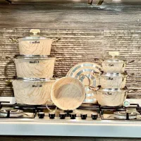 قابلمه سنگی 14 پارچه سورناو قابلمه 14پارچه کیجان