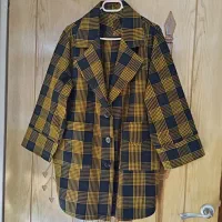 مانتو چهار خونه ی پشمی