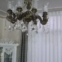 لوستر برنزی لاکچری 3 عدد