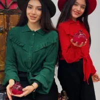 شومیز کراپ مجلسی یلدایی