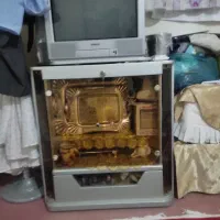 تلویزیون 21 اینچ سونی و میز