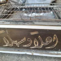 منقل چوبی چرخ دارسالم ۶۰/۶۰خواهشن توضیحات بخونید