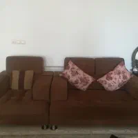 مبل مخمل نرم راحت پایه استیل