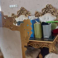سرویس مبل و میز ناهار خوری سلطنتی|مبلمان خانگی و میز عسلی|شوشتر, |دیوار