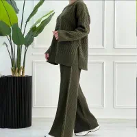 ست بافت بلوز شلوار زنونه