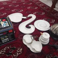 خوردکن ژاپنی تخم مرغ پز و ظروف چینی قندون کربلایی