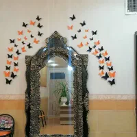 پروانه تزیینی|ریسه و چراغ تزئینی|یزد, |دیوار