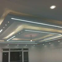 اجرای کناف رنگ برق مستقیم با استاد کار