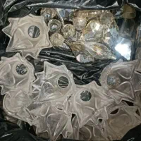 لوستر قدیمی برنز|لوستر و چراغ آویز|زاهدان, |دیوار