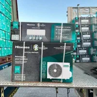 کولر گازی اسپیلت 24 هزار هایسنس با کابل و لوله مسی|کولر گازی و فن‌کوئل|رشت, استقامت ۲|دیوار