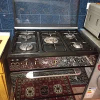 اجاق گاز۵شعله طرح فر وپلوپز دو شعله