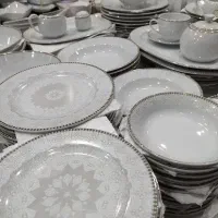 سرویس چینی مقصود ۲۴ نفره|ظروف سرو و پذیرایی|قروه, |دیوار