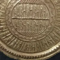 سینی برنجی قدیمی|کلکسیون اشیاء عتیقه|خرمآباد, |دیوار