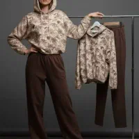 ست هودی شلوار پلنگی|لباس|زاهدان, |دیوار