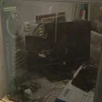 کامپیوتر با لوازم کامل و میز ( سیستم گیم )|رایانه رومیزی|نجفآباد, دلگشا|دیوار