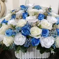 دو عدد سبدگل نوکادویی اسلامشهر|گل مصنوعی|تهران, استاد معین|دیوار