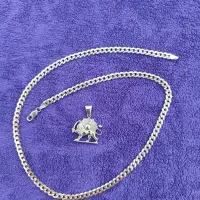 گردنبند با پلاک نقره۹۲۵ ایتالیا