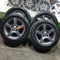 رینگ ولاستیک سایز ۱۵ پنج پر ایتالیایی کروم