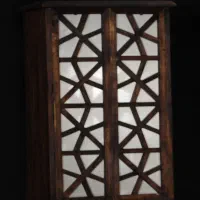 چراغ خواب چوبی برقی