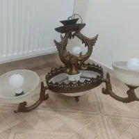 یک جفت لوستر سه شاخه باهم 3 تومن