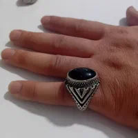 انگشتر نقره دوقاب و شمایل