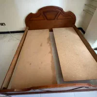 تخت خواب ۲ نفره چوب گردو