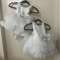 دو عدد لباس عروس دخترانه نو