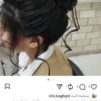 شینیون ،هزینه مواد ۱۰۰|خدمات آرایشگری و زیبایی|سبزوار, فقیه سبزواری|دیوار