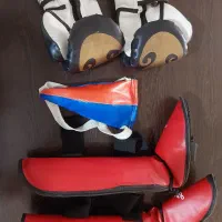 وسایل ورزشی.دستکش،وپاکش،وبیضه بند