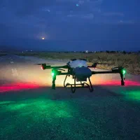 سمپاشی مزارع کشاورزی با پهپاد ۳۰ لیتری