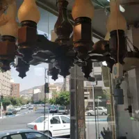 لوستر چوبی