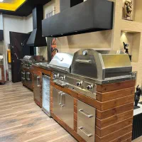 باربیکیو فول آپشن استیل ( باربیکیو تاج )|اجاق گاز و لوازم برقی پخت‌وپز|تهران, بنی‌هاشم|دیوار