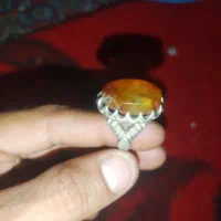 انگشتر مردانه نقره رکاب صفوی سنگ عقیق الحجر یمنی|جواهرات|اصفهان, کوی امیریه|دیوار