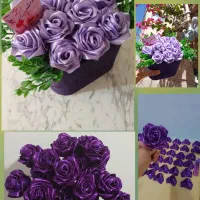 گل رز روبانی