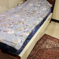 تخت یکنفره  بزرگسال ۲ در ۹۰ چوب فایبرگلاس تمیز|تخت و سرویس خواب|تهران, سهروردی|دیوار