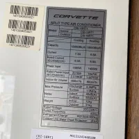 کولر گازی ۱۸۰۰۰ corvette|کولر گازی و فن‌کوئل|تهران, شهرک مخابرات|دیوار