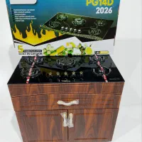 اجاق گاز رنگ شکولاتی استیل و شیشه ای تکنو ۲۰۲۶