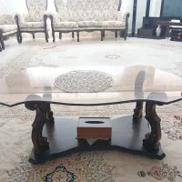 مبل سلطنتی ۹ نفره بسیار شیک درحد نو|مبلمان خانگی و میز عسلی|تهران, شهرک پردیسان|دیوار