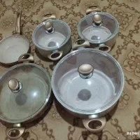 قابلمه تفلون نسوز سالم همراه ماهیتابه