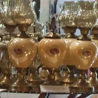 چراغ لاله لامپا جفت|صنایع دستی و سایر لوازم تزئینی|اردبیل, |دیوار