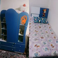 تخت و کمد در حد نو|تخت و سرویس خواب|هرسین, |دیوار