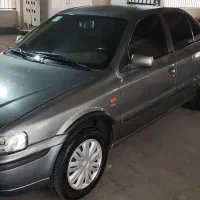 سمند X7 دوگانه‌سوز مدل 1383 بیرنگ داخل کابین کرم