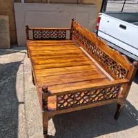 تخت سنتی ۲نفره و ۳ نفره|مبلمان خانگی و میز عسلی|تهران, دولتخواه شمالی|دیوار