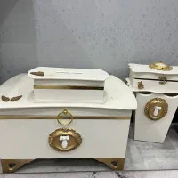 سرویس صندوقچه و سطل و دستمال