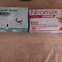 دستکش لاتکس و ماسک صورت