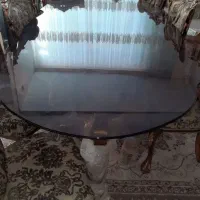 ناهارخوری ۷نفره‌طلا‌کوب‌|میز و صندلی غذاخوری|تهران, خاک سفید|دیوار