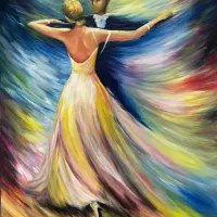تابلو ۶۰در ۸۰ سبک امپرسیونیسم